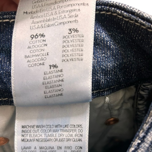 MOTHER DENIM- The Looker Ankle Step Fray Straight Leg Jeans- Size 26 - Picture 14 of 16